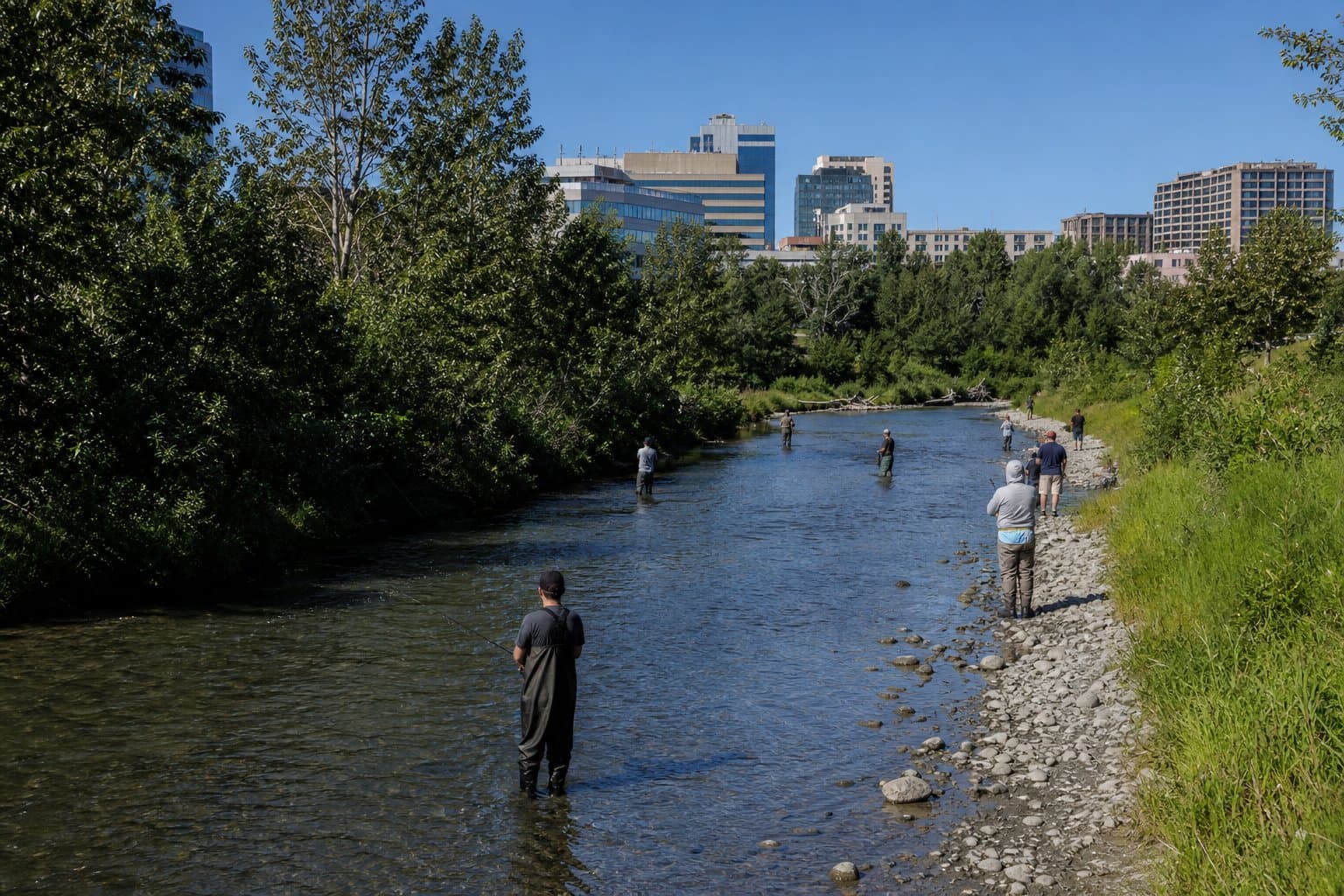 Cover image for article: On Ship Creek, you can't even lift a king out of the water